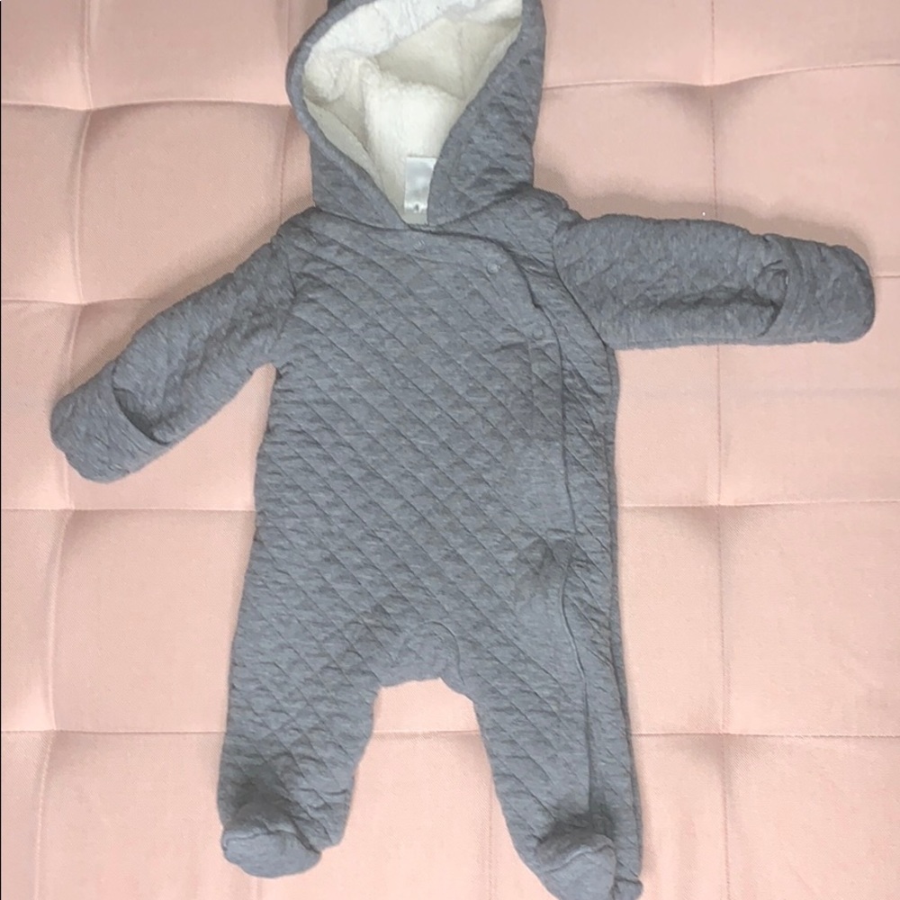 Carter’s 3 months quilted jacket onesie.